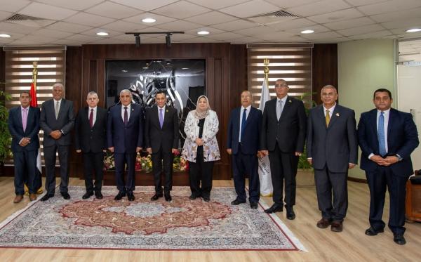 نصر الدين العبيد: نُثَمِّن الجهود المثمرة التي تبذلها قيادة شركة تنمية الريف المصري الجديد لخدمة ملف الأمن الغذائي المصري.