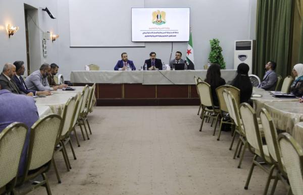 التربية تطلق خطة الاستجابة السريعة لمستقبل التعليم في سوريا