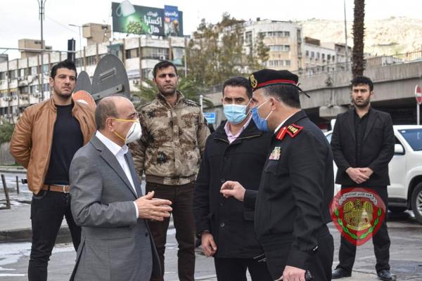 جولة لوزير الداخلية على الوحدات الشرطية أثناء تنفيذها لقرار حظر التجول اليوم الجمعة