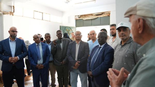 وزير الزراعة في السودان يزور محطة بحوث (اكساد) في (إزرع ) بدرعا