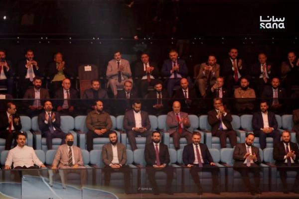 بحضور الرئيس الشرع… بدء حفل افتتاح صالة الفيحاء الرياضية لكرة السلة بدمشق