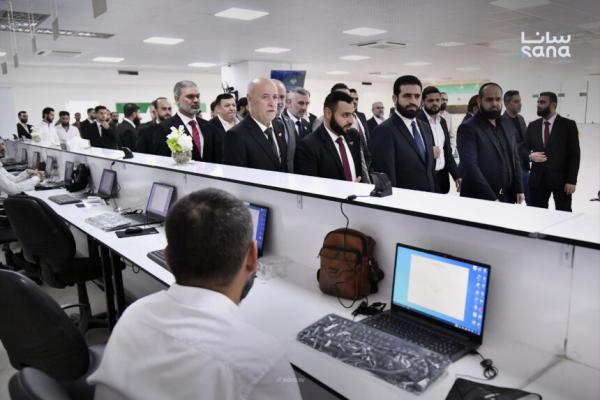 وزير الداخلية يفتتح مركز الهجرة والجوازات في مجمع يلبغا بدمشق