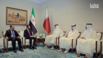 الرئيس الشرع يلتقي أمير دولة قطر الشيخ تميم بن حمد آل ثاني